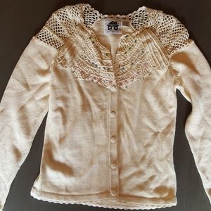Storybook Knits Beige Hand-Knit Sweater